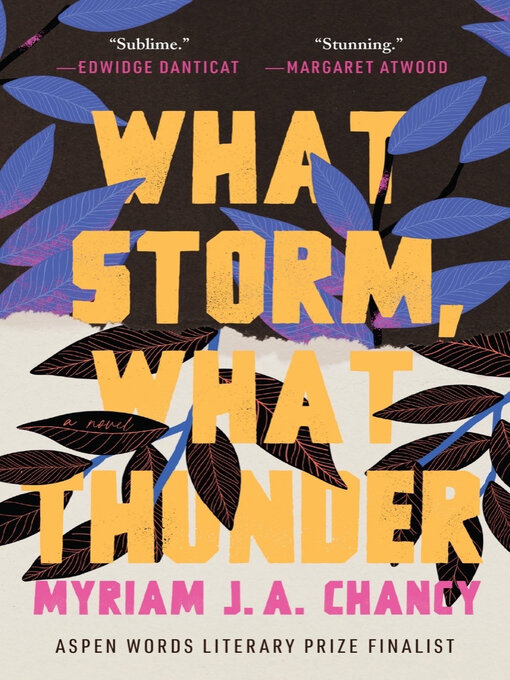 Title details for What Storm, What Thunder by Myriam Ja Chancy - Wait list